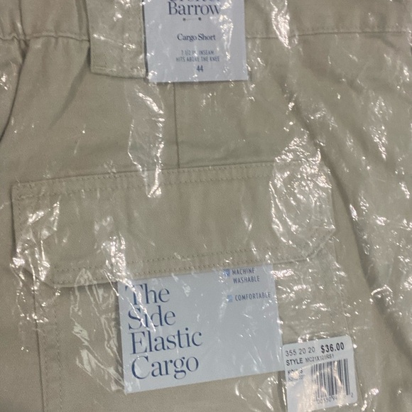 NWT Craft & Borrow Men’s Casual Tan Cargo Shorts - Picture 5 of 7
